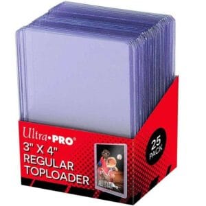 Toploader 3x4" 25ct Clear Regular