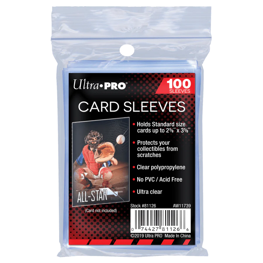 Ultra PRO Card Sleeves Cl2 5/8"x3 5/8"