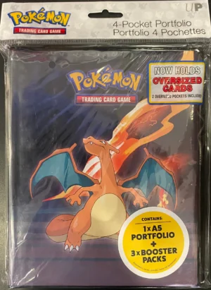 Ultra PRO Portfolio 4-P Pokémon & 3 Booster Packs