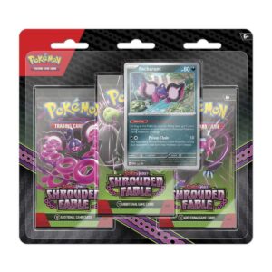 Pokémon Scarlet & Violet - Shrouded Fable 3 Booster Packs & Pecharunt Promo Card