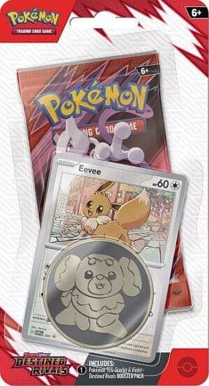 Pokémon TCG: Scarlet & Violet - Destined Rivals 1 Pack Checklane Blister - Eevee