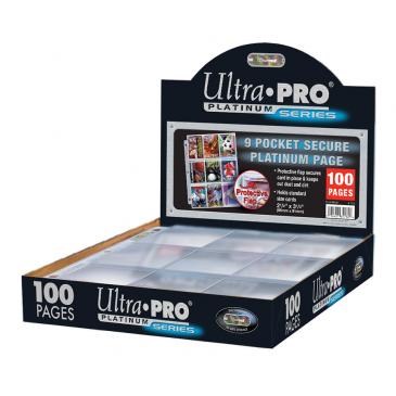 Ultra PRO Platinum Series 9-Pocket 11-Hole Punch Pages
