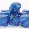 Gemini Blue-Blue/light blue Luminary Set of 10 d10s
