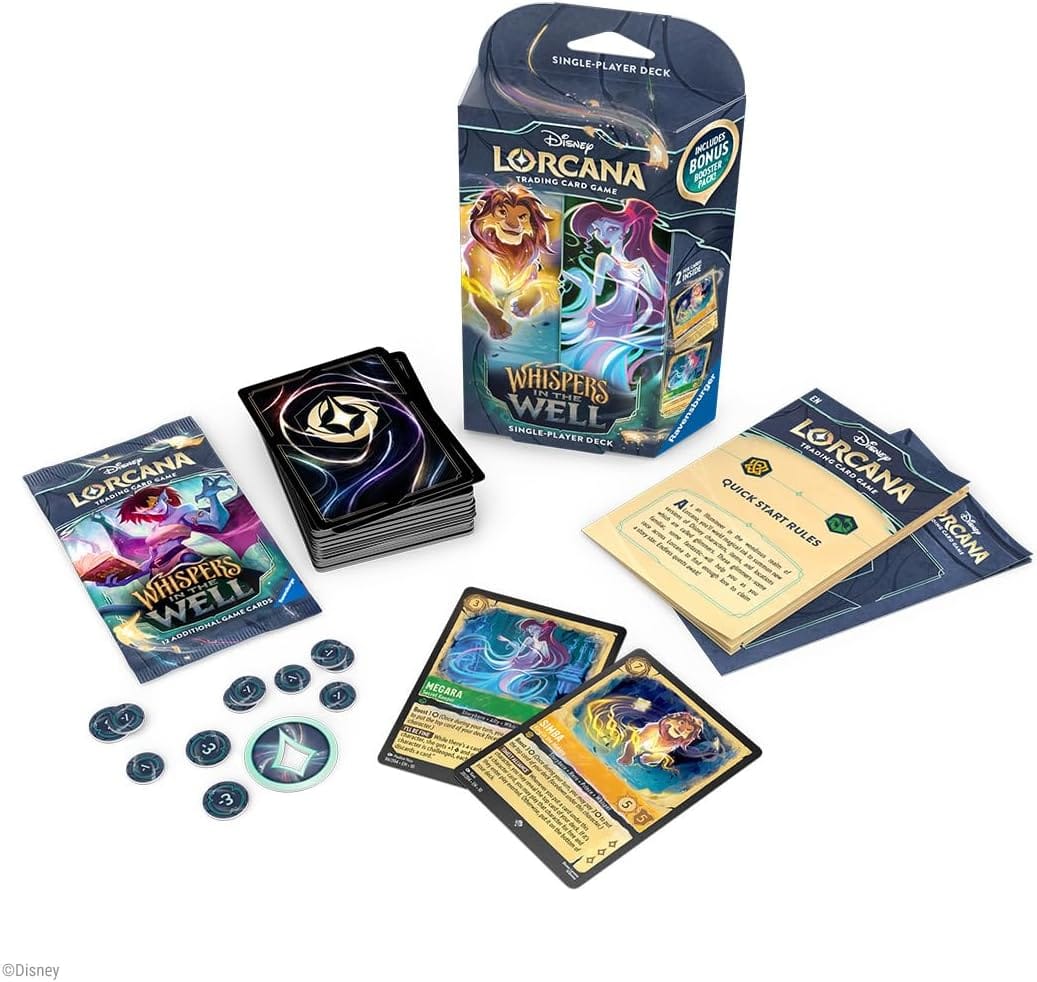 Disney Lorcana - Whispers of the Well (Set 10) - Single-Player Deck - Amber & Emerald