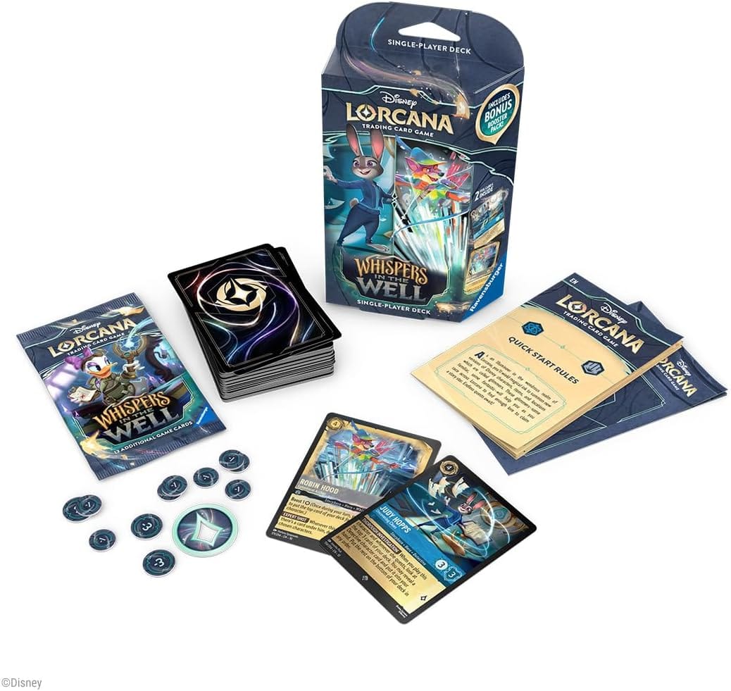 Disney Lorcana - Whispers of the Well (Set 10) - Single-Player Deck - Sapphire & Steel