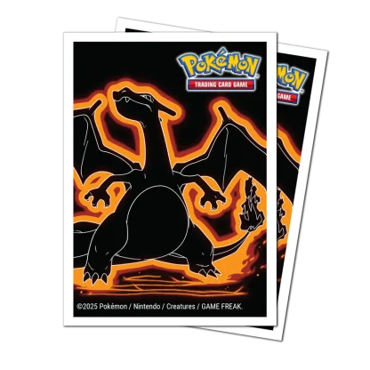 Neon Kanto 105ct APEX DECK PROTECTOR Sleeves Charizard for Pokémon