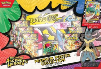 Pokémon TCG: Mega Evolution—Ascended Heroes Premium Poster Collection—Mega Lucario