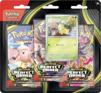 Pokémon TCG: Mega Evolution - Perfect Order 3-Pack Blister