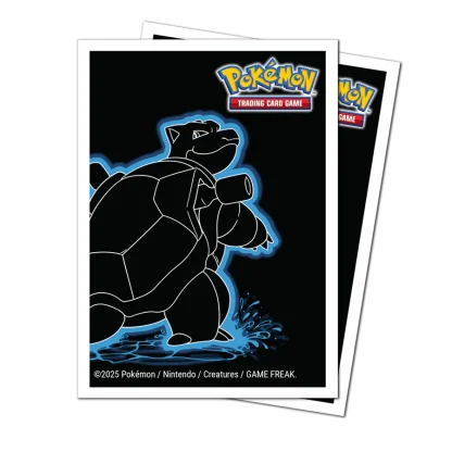 Neon Kanto 105ct APEX DECK PROTECTOR® Sleeves Blastoise for Pokémon