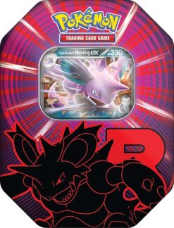 Pokémon TCG: Team Rocket Nidoking ex Tin