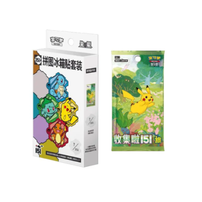 Pokémon TCG: Collect 151: Jigsaw Magnet Set (Simplified Chinese)