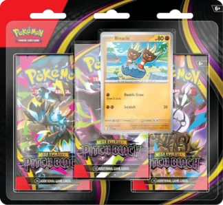 Pokémon TCG: Mega Evolution - Pitch Black 3-Pack Blister