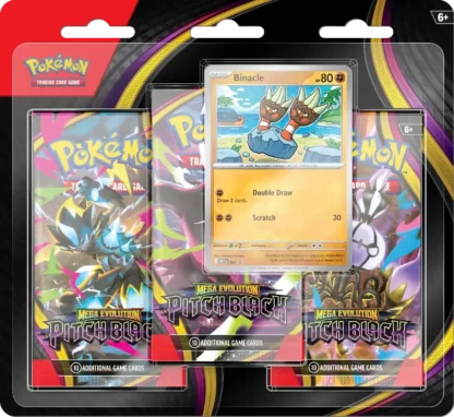 Pokémon TCG: Mega Evolution - Pitch Black 3-Pack Blister